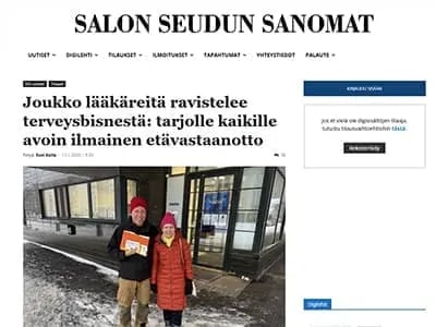 Joukko lääkäreitä ravistelee terveysbisnestä