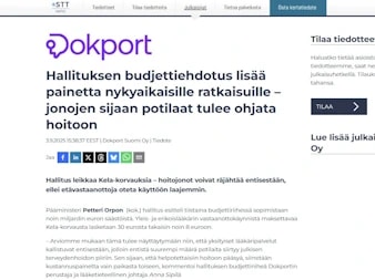 Hallituksen budjettiehdotus lisää painetta nykyaikaisille ratkaisuille