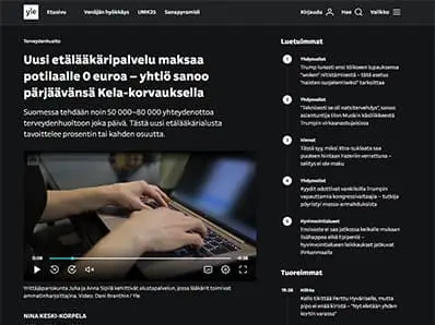 Uusi etälääkäri palvelu maksaa potilaalle 0 euroa