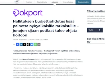 Hallituksen budjettiehdotus lisää painetta nykyaikaisille ratkaisuille